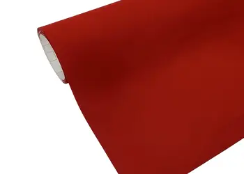 material autoadeziv piele intoarsa rosu teracota 152 cm latime