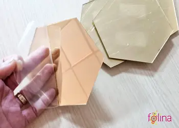 oglinda arilica aurie hexagon