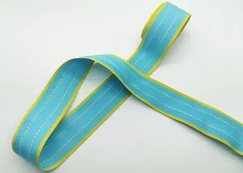 panglica decorativa folina material textil bleu 4 cm 10 metri