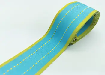 panglica decorativa folina material textil bleu 4 cm 10 metri