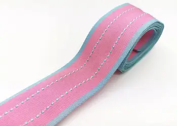 panglica decorativa folina material textil roz 4 cm 10 metri