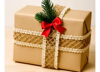 banda iuta impletita cu margini crem 4 195 cm