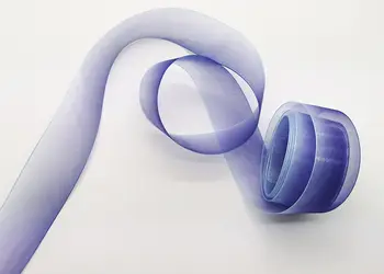 panglica organza mov in degrade 4 cm 10 metri