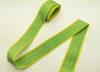 panglica decorativa folina material textil verde deschis 4 cm 10 metri