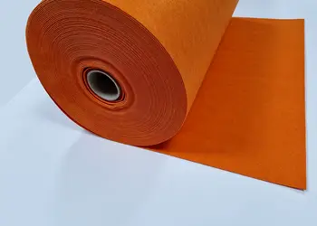 pasla fetru portocalie folina grosime 2mm simulare 1 2338