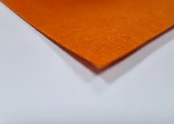 pasla fetru portocalie folina grosime 2mm simulare 1 2338