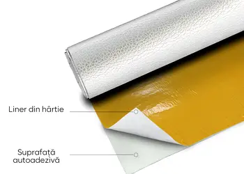 piele ecologica autoadeziva alba aspect natural moale flexibila grosime s0