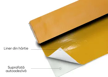 piele ecologica autoadeziva culoare galben narcisa
