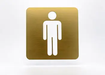 placuta indicatoare wc men din bond 5826