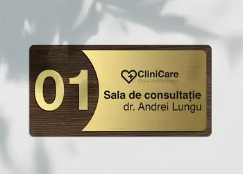 placuta moderna personalizata print uv pp2119 clinici cabinete medicale laboratoare s00