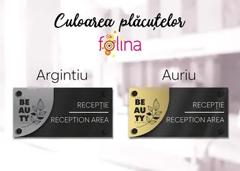 placuta personalizata cu print uv pentru birouri spatii comerciale firme institutii s00