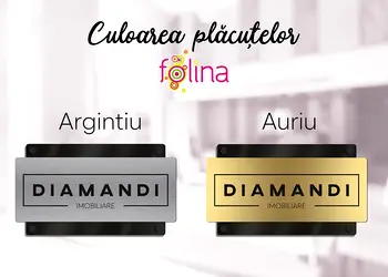 placuta personalizata doua straturi pentru birouri spatii comerciale firme institutii s00