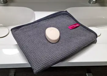 prosop din microfibra pentru fata si maini gri antracit 1