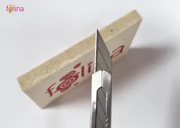 set racleta din pasla si cutter metalic pentru aplicare autocolant si stickere