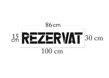 Sablon rezervat pentru parcare simulare 1