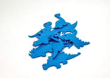 set 10 decoratiuni creative din pasla cu dinozauri pentru activitati craft s00