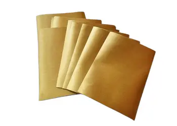 set 12 coli autocolant a4 brushed auriu