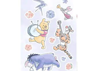 set 12 stickere ursuletul winnie si prietenii sai