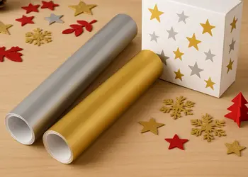 set 2 role folie adeziva aurie si argintie