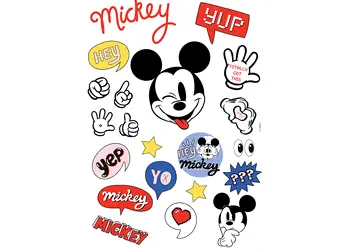 set 21 stickere Mickey Mouse komar its a mickey thing