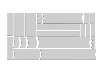 set 22 stickere de protectie universale pentru cadrul bicicletei diferite dimensiuni s00