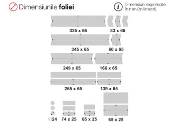 set 22 stickere de protectie universale pentru cadrul bicicletei diferite dimensiuni s00