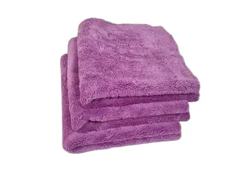 set 3 lavete microfibra mov pentru praf 40 40 cm