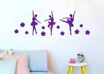 set 3 stickere balerine mov