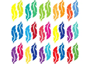 set 30 stickere pene colorate autoadezive multicolor