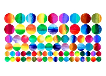 set 78 buline colorate acuarela 1