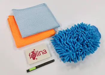 set accesorii aplicare autocolant mobila