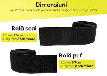 velcro negru fara adeziv 1