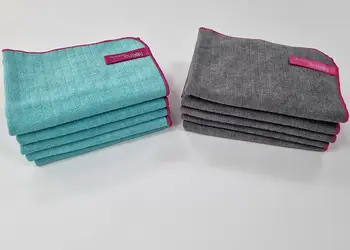 set de 10 lavete din microfibra pentru suprafete ceramice sau sticla 1