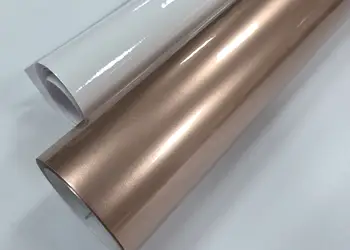 autocolant rose gold metalic 30 cm