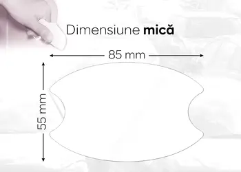 set folii de protectie a vopselei pentru manerele usilor auto transparent 5 bucati s0