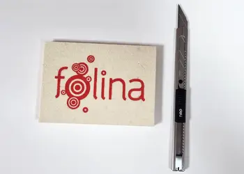 set racleta din pasla si cutter metalic pentru aplicare autocolant si stickere