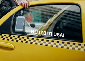 set stickere mesaj nu izbi usa ideal pentru serviciile de taximetrie uber bolt s00