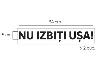 set stickere mesaj nu izbi usa ideal pentru serviciile de taximetrie uber bolt s00