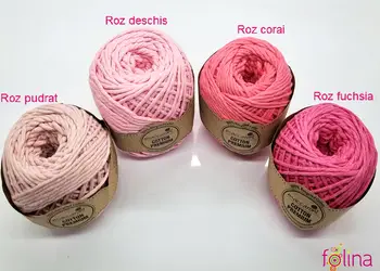 sfoara bumbac roz deschis