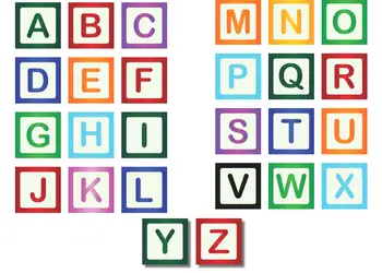 sticker alfabet model1