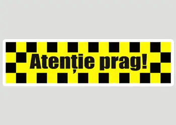 sticker antiderapant podea atentie la prag 50x13cm