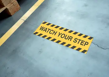 sticker antiderapant podea watch your step autoadeziv granulatie grosiera set folina s00