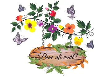 sticker bine ati venit