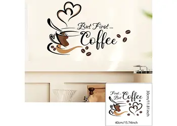 sticker bucatarie ceasca cu cafea