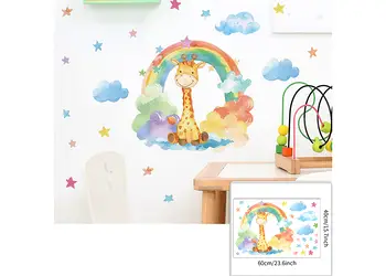 sticker camera bebe mica girafa decor perete si mobila