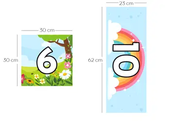 sticker camera copii sotron colorat rezistent la trafic s0