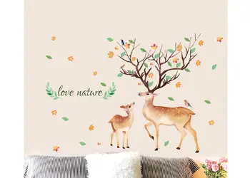 sticker caprioare love nature