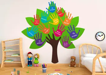 sticker copacul clasei 1