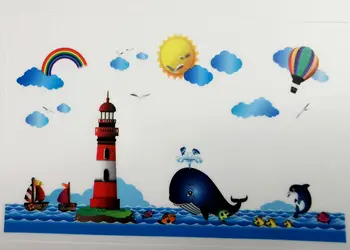 sticker copii folina decor marin