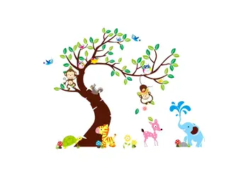 sticker copii folina veselie in natura